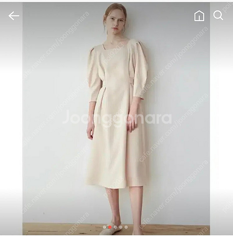 닉앤니콜 스퀘어넥 원피스--1