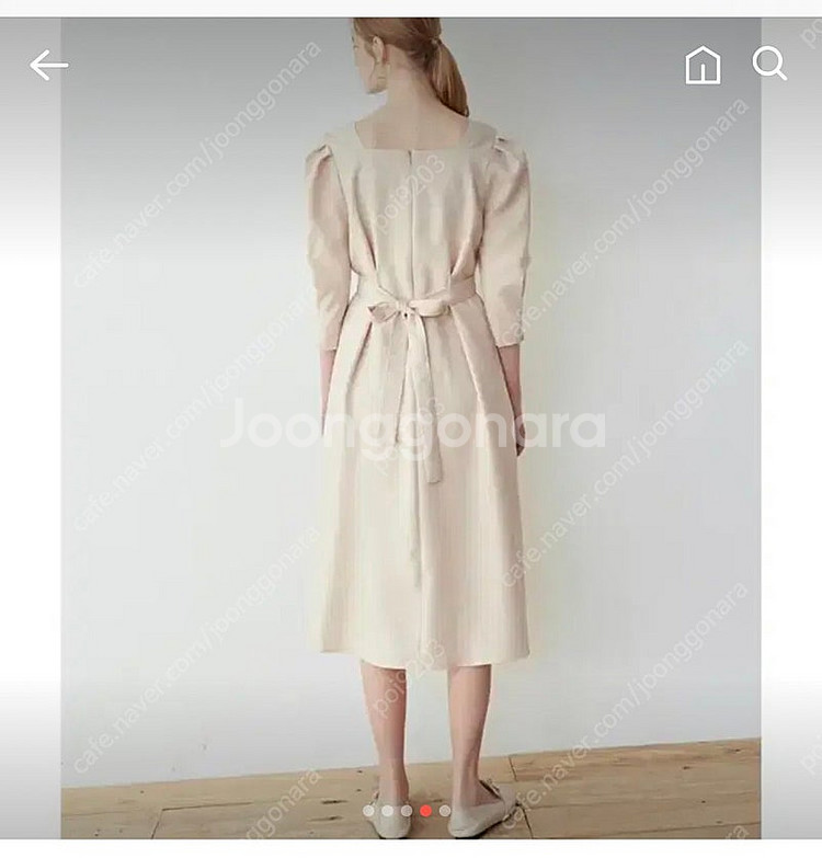 닉앤니콜 스퀘어넥 원피스--2