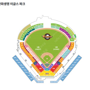 7.21 한화 vs 기아 경기 1,3루 명당 판매합니다