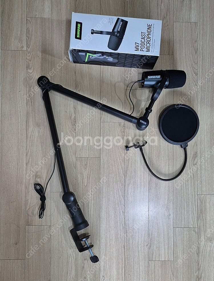 shure mv7 + 거치대--0