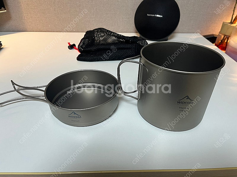 Widesea 티타늄 코펠 세트 새상품--4