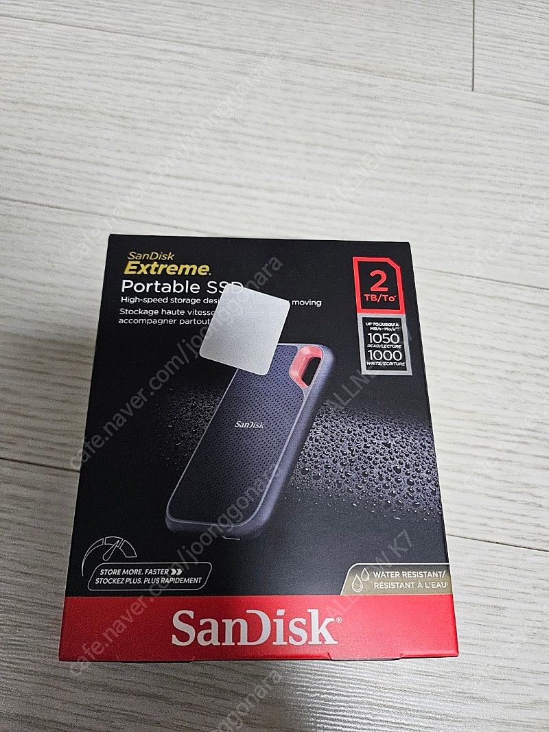 [개봉_미사용] 샌디스크 외장 SSD 2TB(E61) 판매합니다.