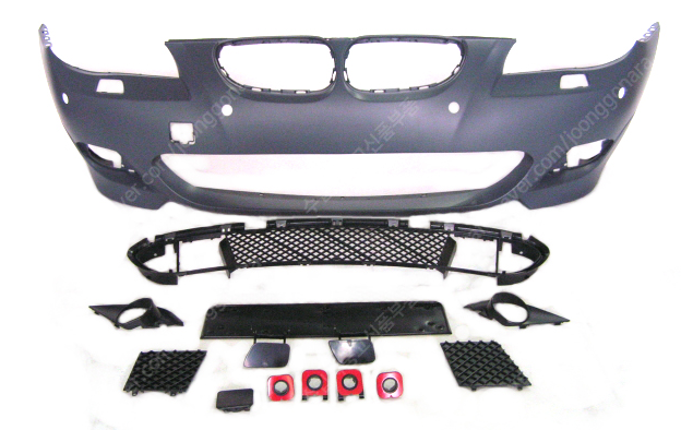 bmw 5시리즈 E60 앞범퍼 범퍼 바디킷 m5 룩 04~07 Front Bumper Front Bumper M5 Fog Type w 센서홀 24mm