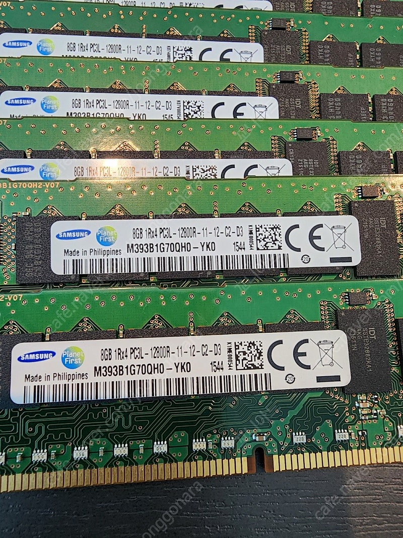 서버메모리 DDR3 8GB 12800 ECC REG 13개 일괄