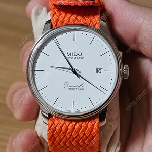 미도 바론첼리 헤리티지 39mm 흰판 남성용 (M027.407.11)