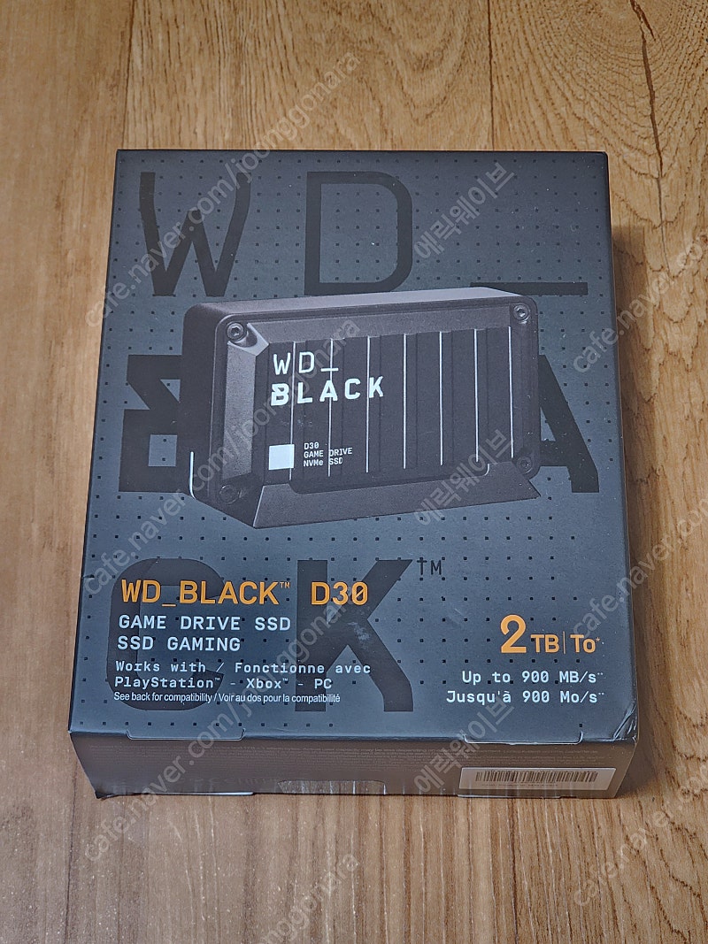 [미개봉] WD BLACK D30 2TB 외장 SSD 팝니다.