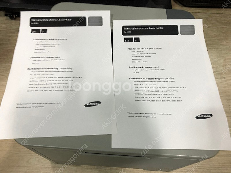 삼성흑백레이져프린터 ML3310팝니다--1
