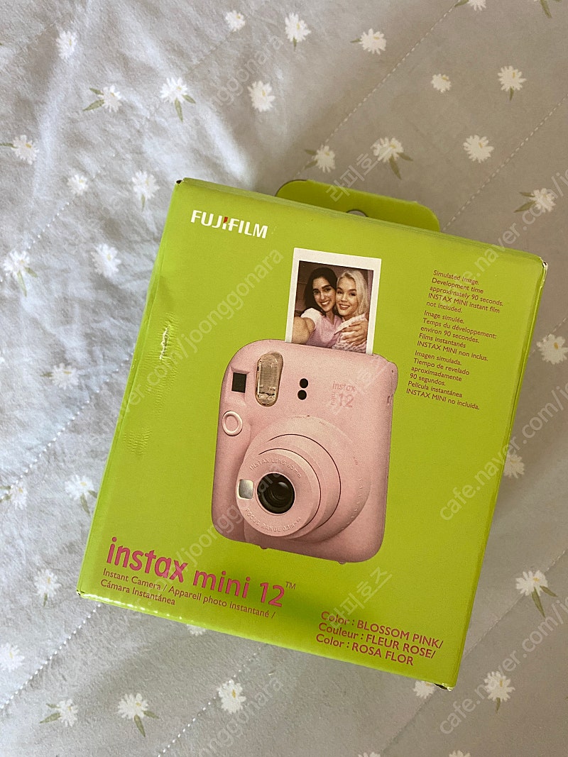 인스탁스 미니 12 핑크 폴라로이드 카메라 새상품 택포 9.7