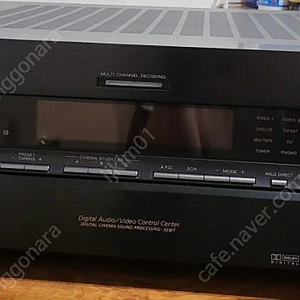 [고장?, 부품용] 소니 SONY - AV 리시버 앰프 ,  전용리모컨, 1K급 다운트랜스 포함 판매 합니다.