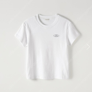 포유온 Classic Logo Cotton T-shirt 화이트 S