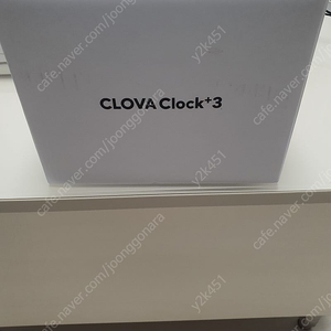 (미사용) 3세대 클로바 클락+3 (Clova Clock+3) 블루투스 AI스피커 팝니다.
