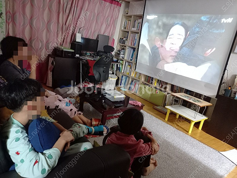 뷰소닉빔프로젝터,100인치스크린,셋탑--1