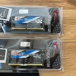 gskill 지스킬 DDR4 노트북 램 8GB x 2(16GB) 3.5 만원에 일괄 판매합니다.