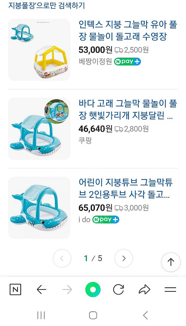 인텍스 돌고래지붕풀장--2