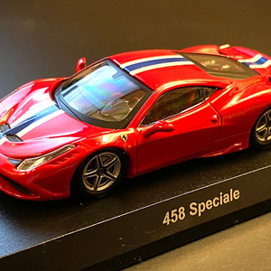 교쇼 Kyosho 1/64 Ferrari 458 Speciale 레드컬러 & 부분도색, 금속휠 다이캐스트 판매