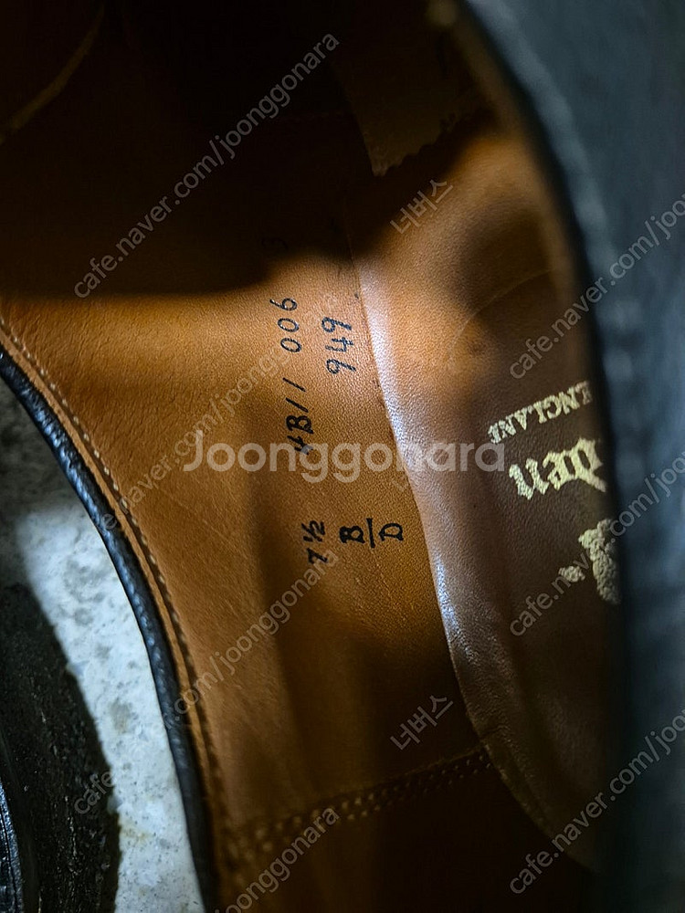 알든 949 올웨더워커 7.5사이즈(255~260) 박...--2