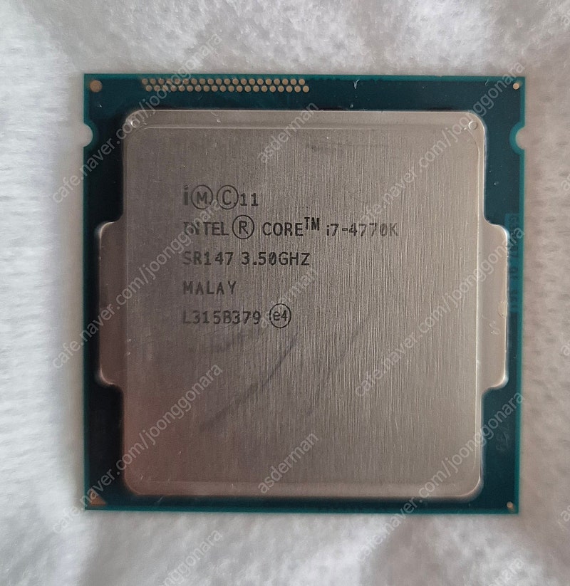 인텔 i7-4770K CPU 팝니다.