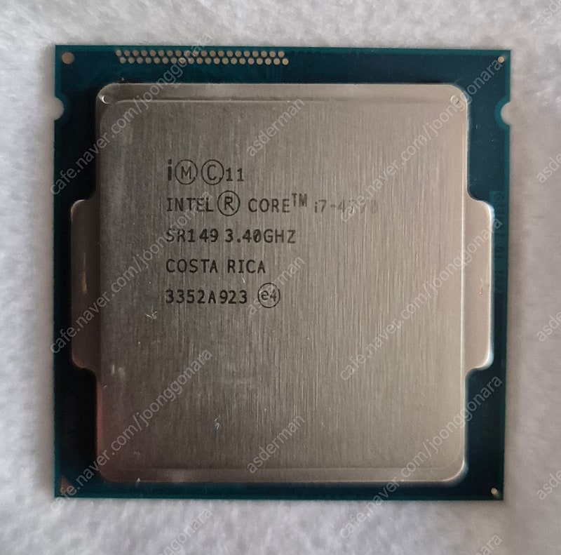 인텔 i7-4770 CPU 팝니다.