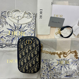 디올 Dior 오블리크 몽테인 폰홀더 미니 크로스 백화점 풀셋