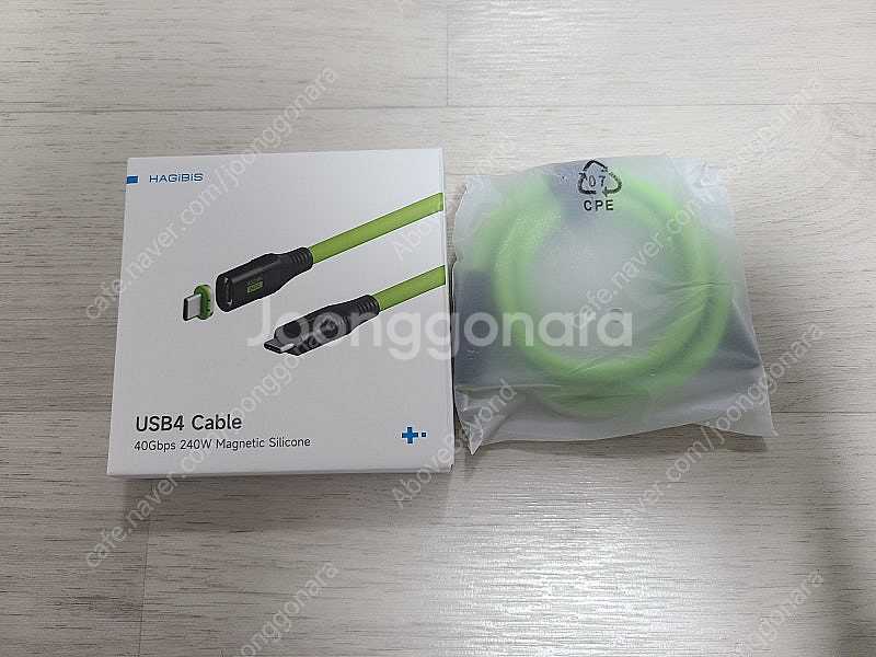 하기비스 USB4 40Gbps 240W 마그네틱 케이블...--0