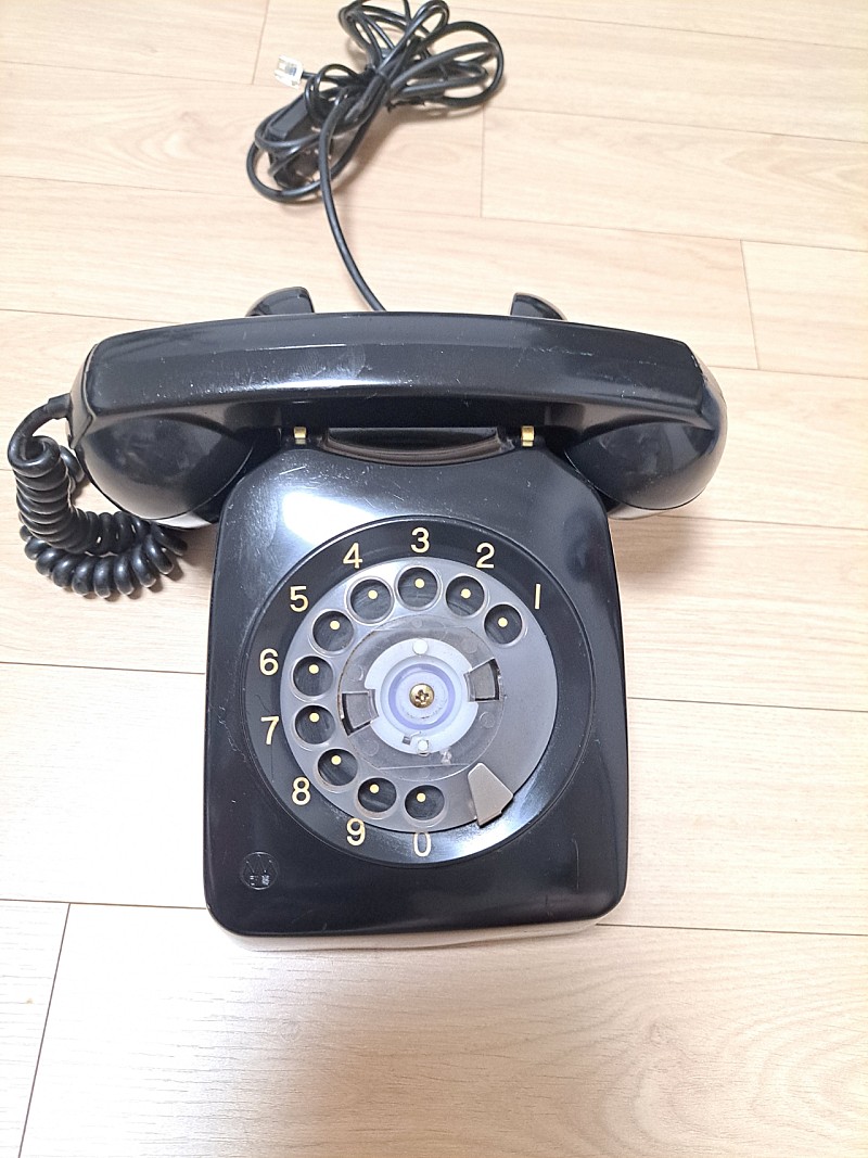 빈티지 옛날 전화기 군전화기