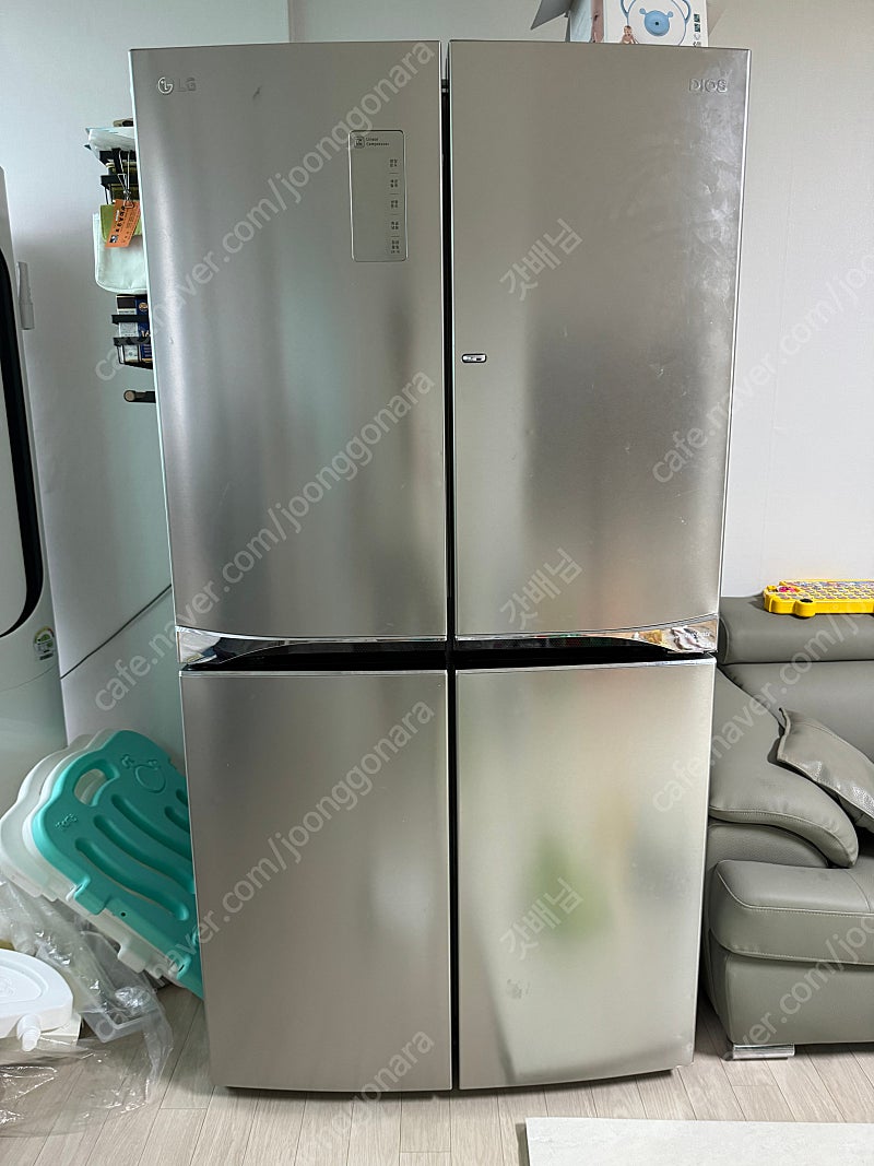 LG 냉장고 4도어 디오스 매직스페이스 팝니다.