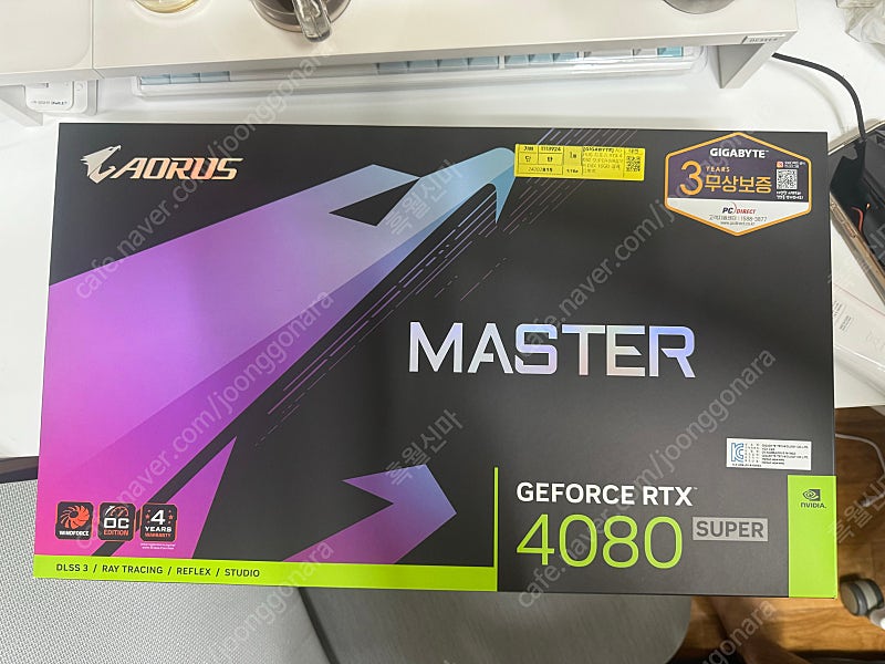 GIGABYTE AORUS 지포스 RTX 4080 SUPER MASTER D6X 16GB