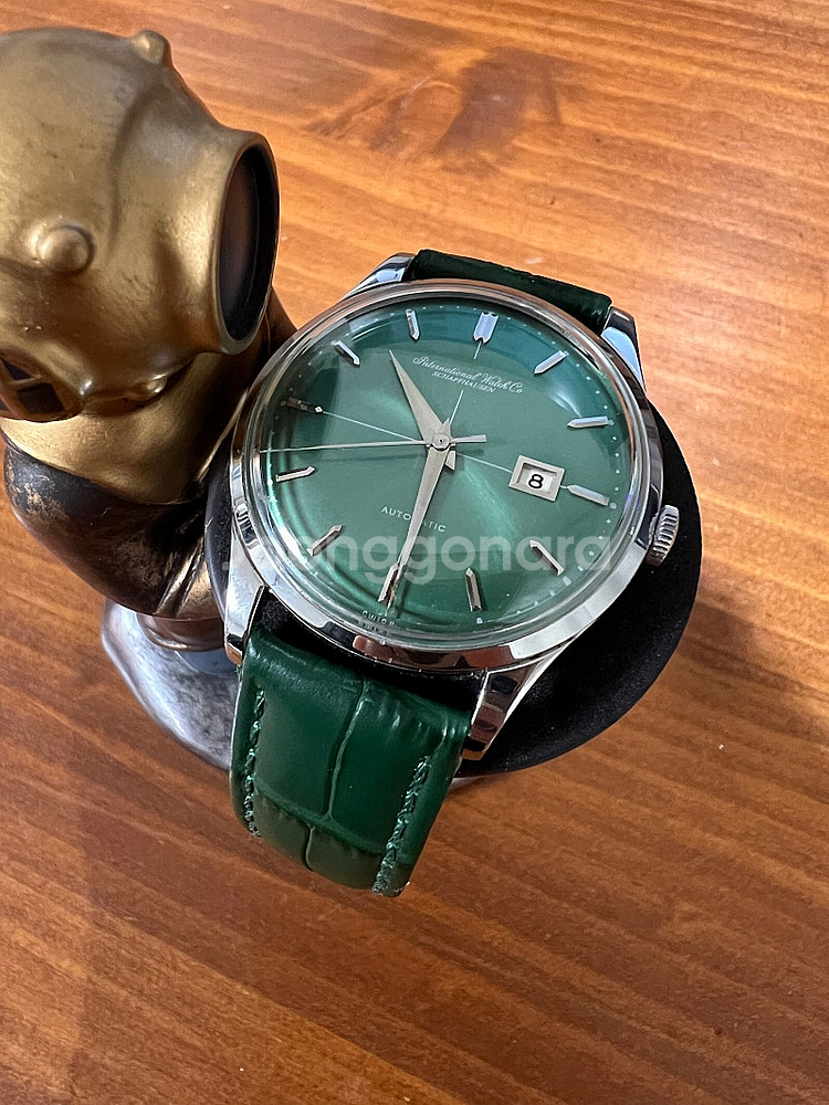 iwc 빈티지 36mm 그린다이얼--0