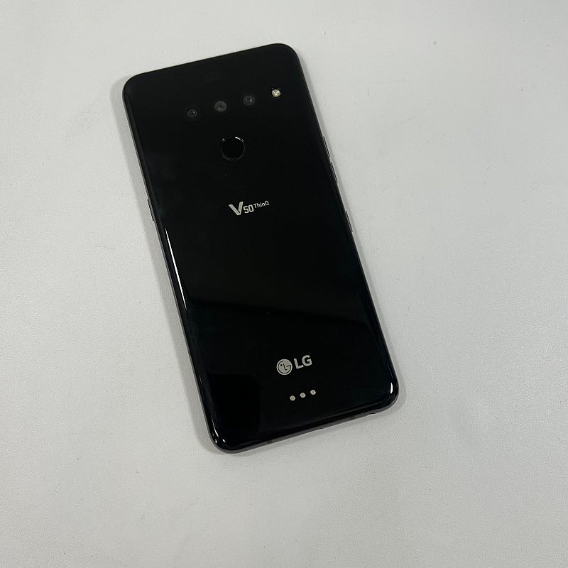 V500 ] LG V50 블랙 128기가 단종폰 고성능 S급 15.9만원 판매합니다.