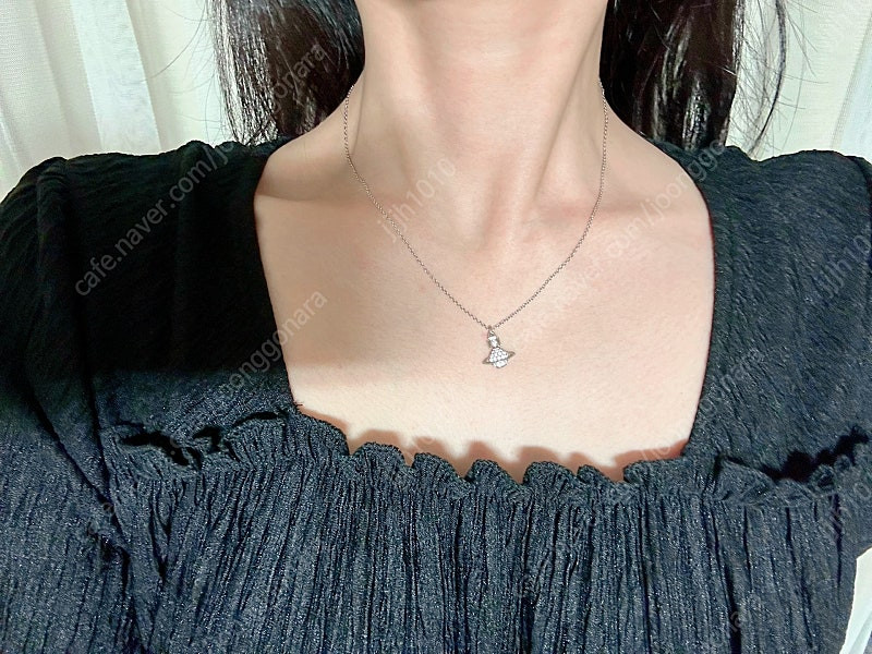 비비안웨스트우드 실버 목걸이--2