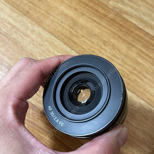 삼양 35mm AF 2.8입니다. 소니카메라용
