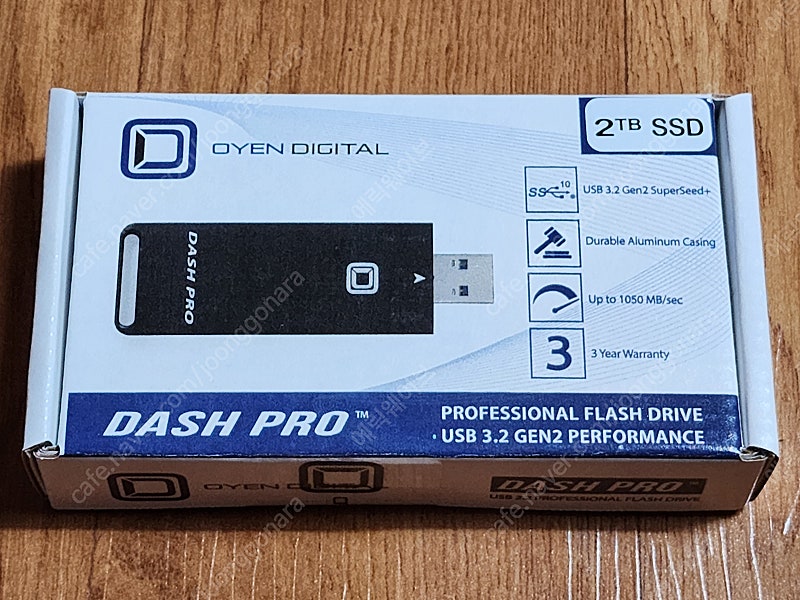 [미개봉] Oyen Digital DASH PRO 2TB 외장 SSD