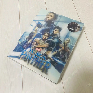 마블 블루팬 블랙팬서 더블렌티 풀슬립 스틸북 미개봉