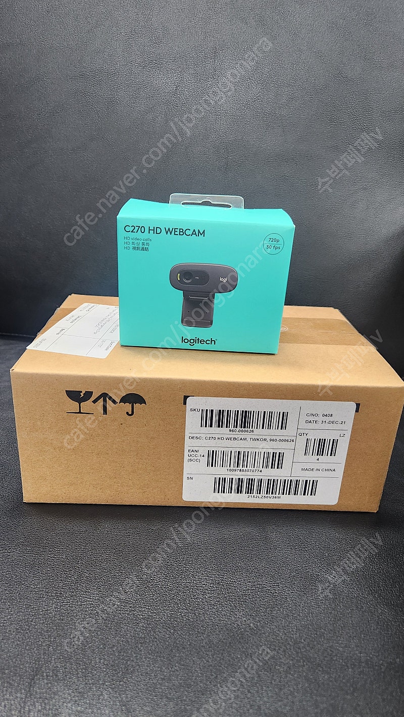 로지텍 C270 HD 웹캠 미개봉 새제품