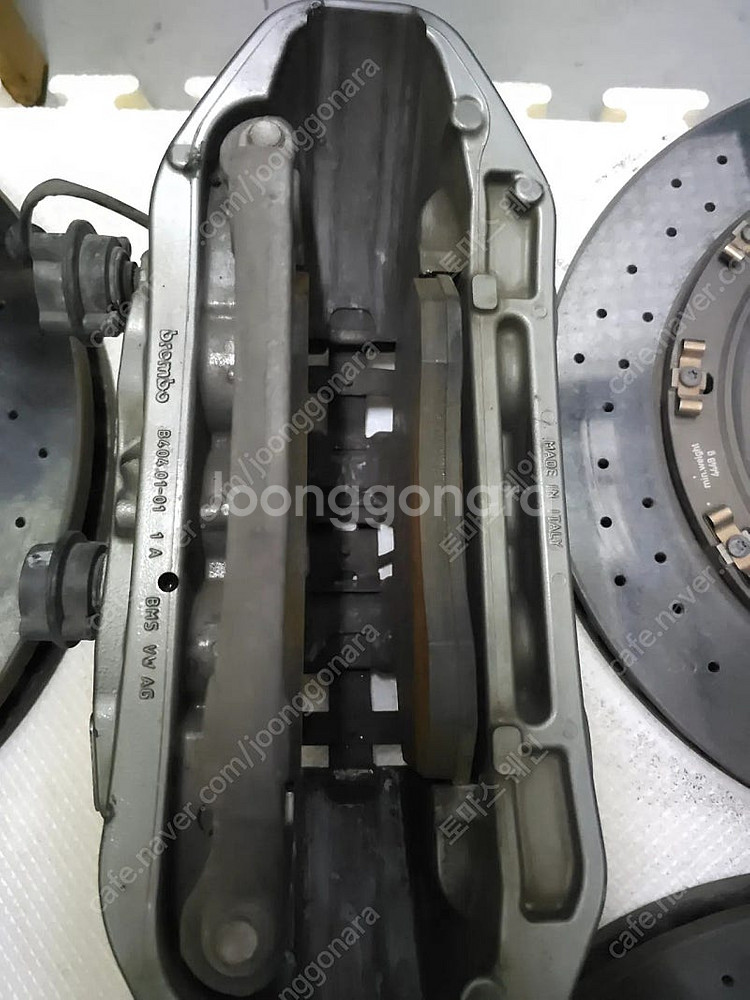 아우디 RS7 R8 S8 카본세라믹 브레이크 풀세트 상태 S급 하이드로백 마스터실린더 포함 팝니다--1