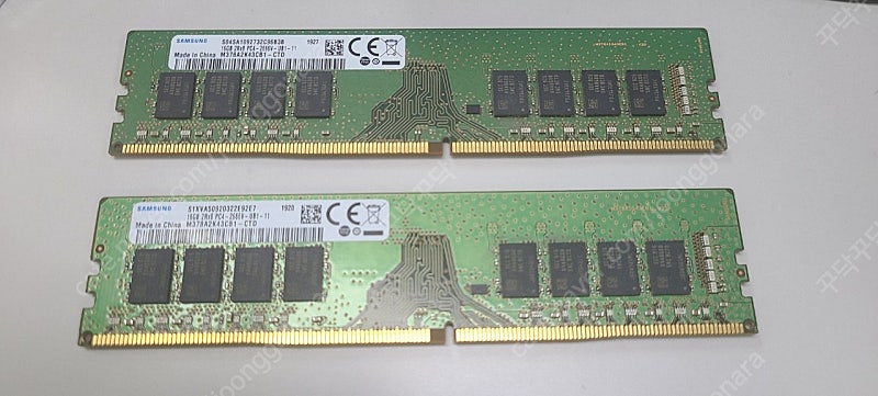 삼성 DDR4 16GB 2666v 2개 팝니다