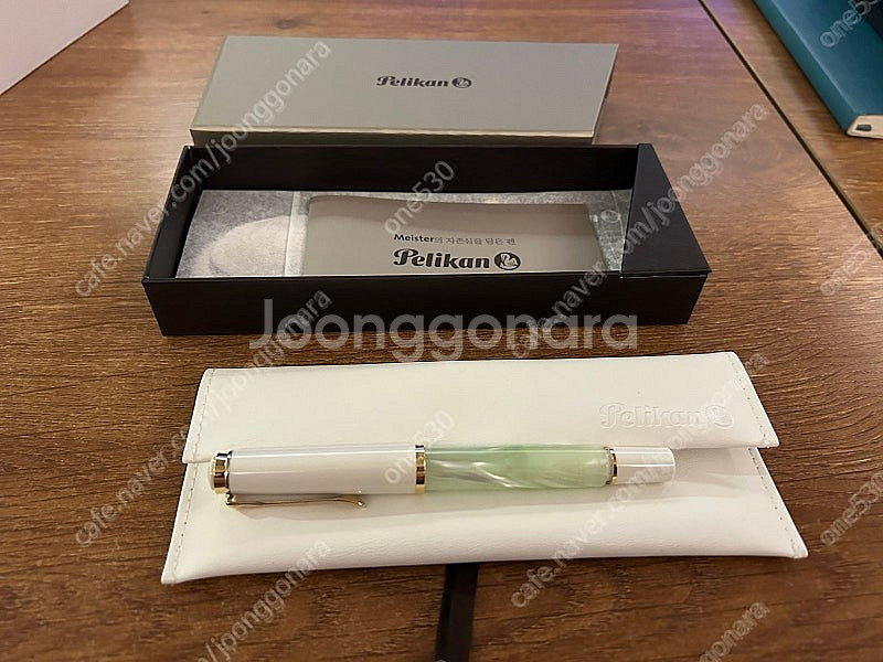 펠리칸 M200 파스텔그린 ef닙--0