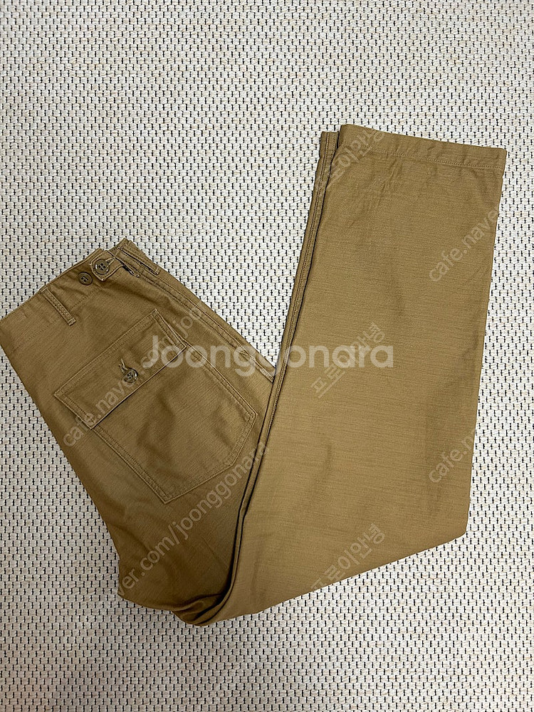 Orslow 퍼티그 팬츠 레귤러핏 카키(베이지) 2사이즈--1