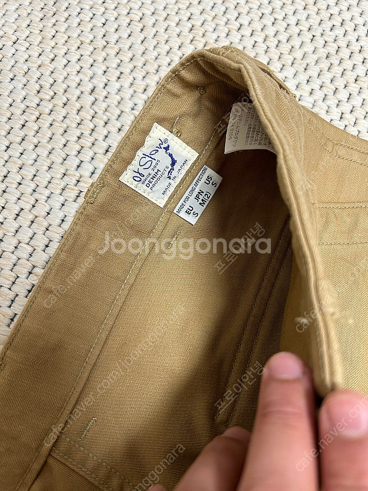 Orslow 퍼티그 팬츠 레귤러핏 카키(베이지) 2사이즈--2