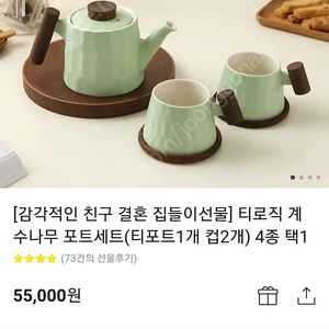 티로직 계수나무 포트세트(카톡 선물하기 배송지 변경)