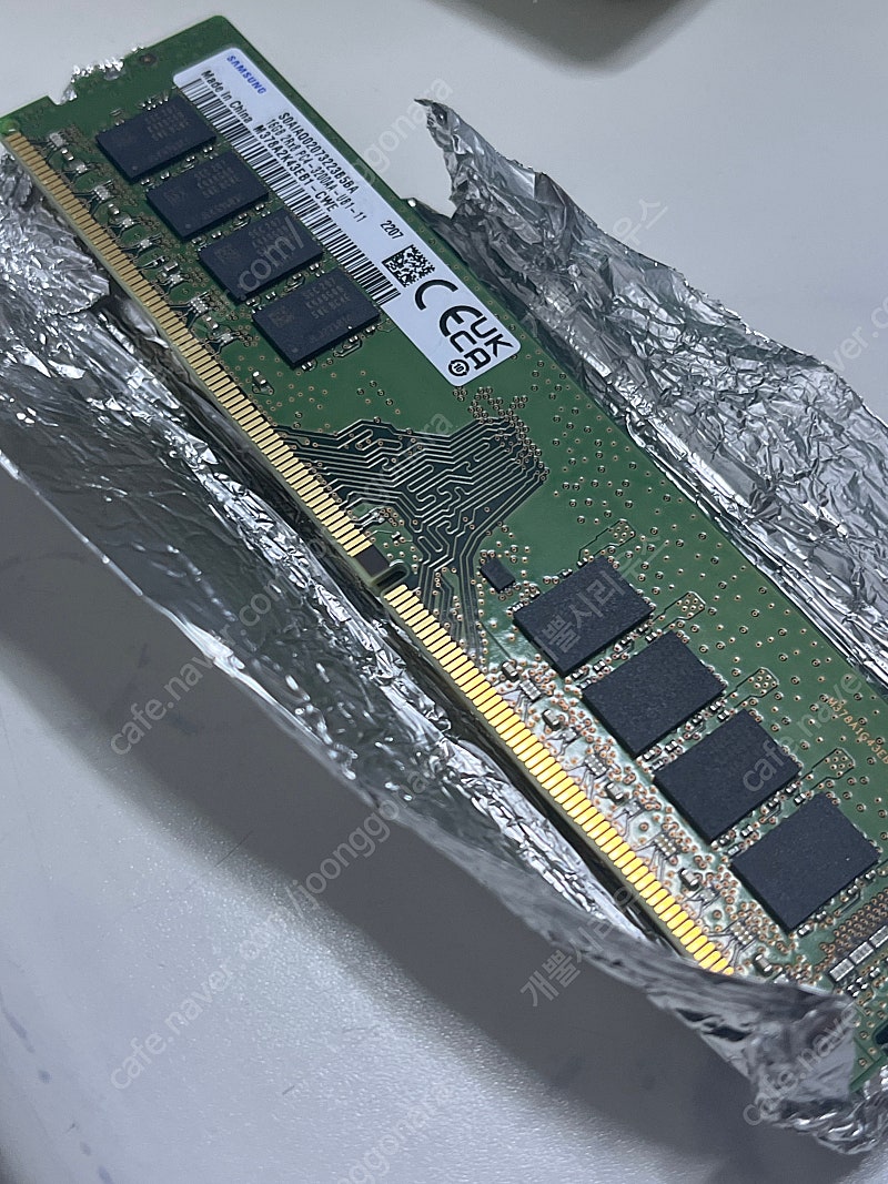 ddr4 삼성램 메모리 3200 16gb x 2