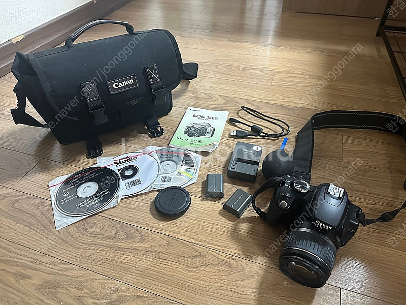 캐논 350d + 번들랜즈 (5만)--0
