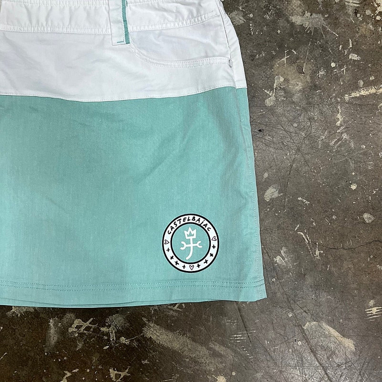 [골프의류] 28) 까스텔바작 골프 스커트 치마바지 큐롯팬츠 여성 골프웨어 골프의류 이미지