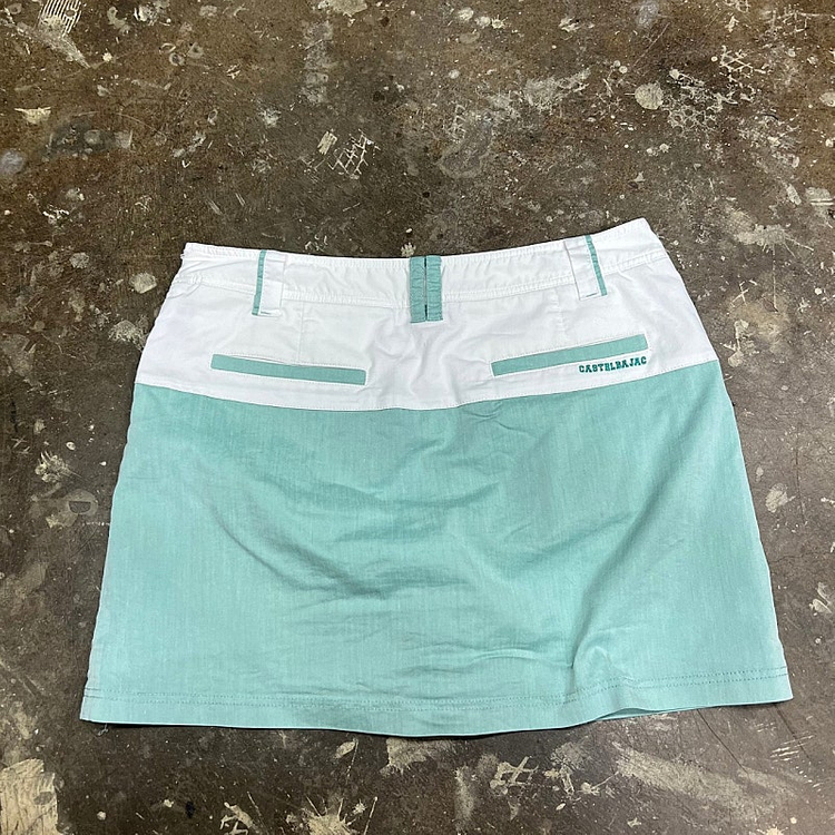 [골프의류] 28) 까스텔바작 골프 스커트 치마바지 큐롯팬츠 여성 골프웨어 골프의류 이미지