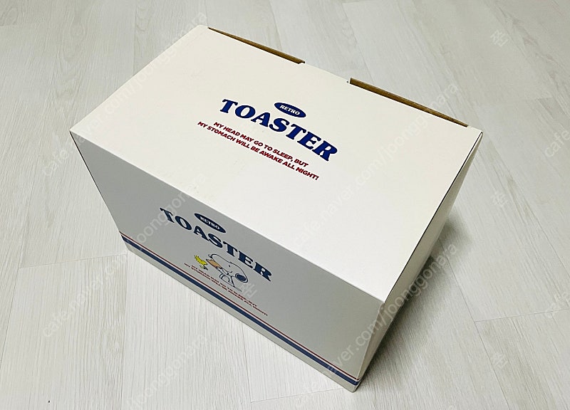 [미개봉] 텐 바이 텐 스누피 레트로 토스터기 판매합니다.