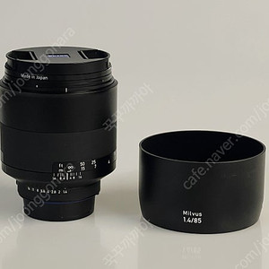 자이스 ZEISS 밀버스 Milvus 85mm f1.4 니콘F마운트