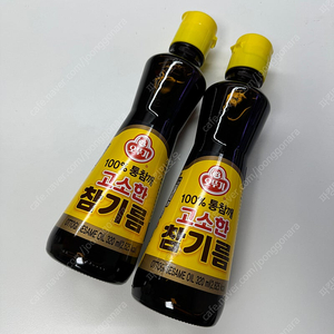 오뚜기 고소한 참기름 320ml 1~3병 새제품 팝니다.