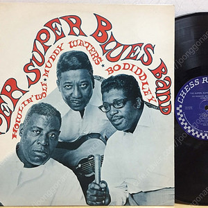 LP ; super super blues band - howlin' wolf, muddy waters, bo diddley 블루스 명반 엘피 - 하울링 울프, 뭐디 워터스, 보