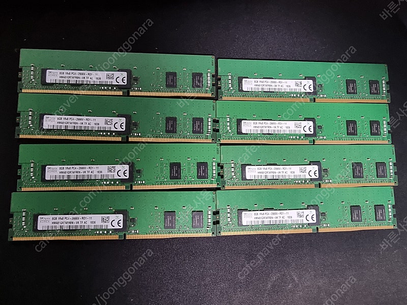 하이닉스 ECC 서버램 DDR4 8G (8GB 1Rx8 PC4-2666V-RD1-11)