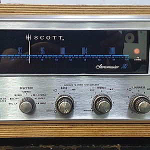 SCOTT 345 /스코트345 진공관 리시버 인티앰프